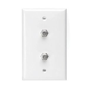 Std Video Wall Jack F X F Whit