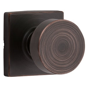 Pismo Square Hall/Closet Knob in Venetian Bronze