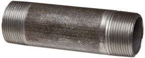 1-1/4X2 Blk Xh Stl Nip