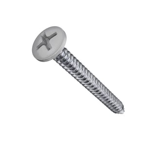8X2 Zip Scrw Wht 250 Finish Head