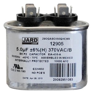 5 Mfd 370V Oval Run Cap Jard