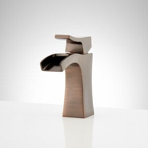 Single Handle Monoblock Bathroom Sink Faucet in Oil Rubbed Bronze