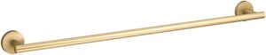 24 in. Towel Bar in Vibrant Brushed Moderne Brass