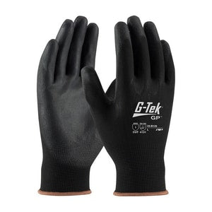 Nyl Glv Polyure Palm Lg Blac 12 Pr