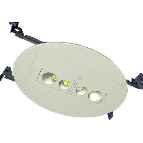 Best Lighting Pivotable 2-HD Recess LED Emergency Unit Black (REMB)