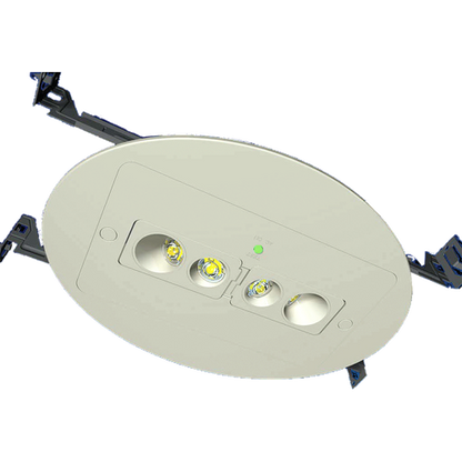 Best Lighting Pivotable 2-HD Recess LED Emergency Unit Black (REMB)