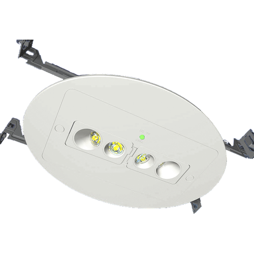 Best Lighting Pivotable 2-HD Recess LED Emergency Unit Black (REMB)