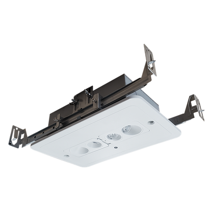 Best Lighting Pivotable 2-HD Recess LED Emergency Unit Black (REMB)