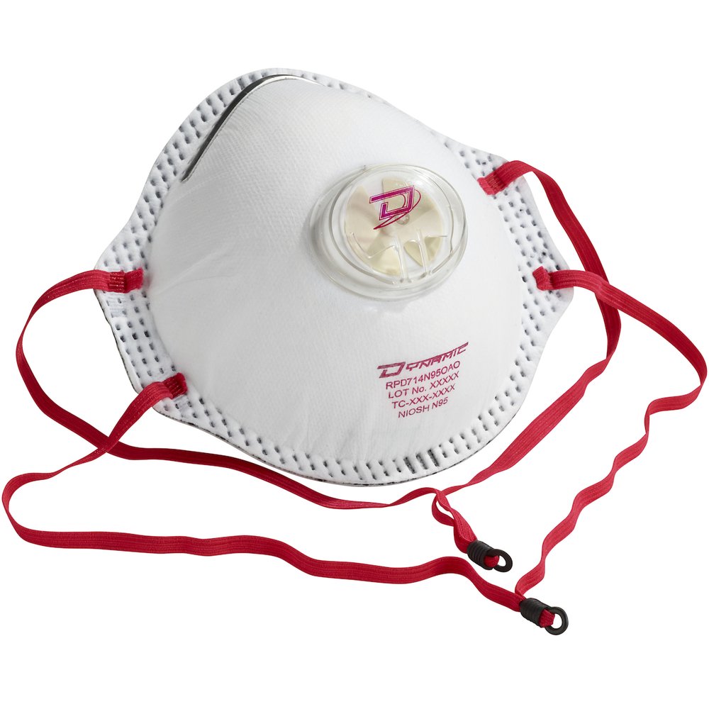 PIP Deluxe N95 Dispo Respirator Bfly Valve FR BX/10 (Box)