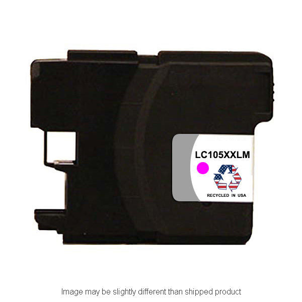 Compatible Brother LC105 Extra High Yield Yellow Ink, 1,200 pages, OEM LC105Y (ITC RPLBRLC105Y)