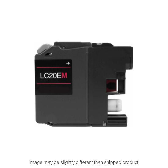 Compatible Brother LC20E Super High Yield Magenta Ink, 1,200 pages, OEM LC20EM (ITC RPLBRLC20EM)