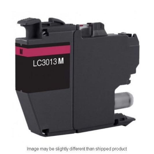 Compatible Brother LC3013 High Yield Magenta Ink, 400 pages, OEM LC3013M (ITC RPLBRLC3013M)