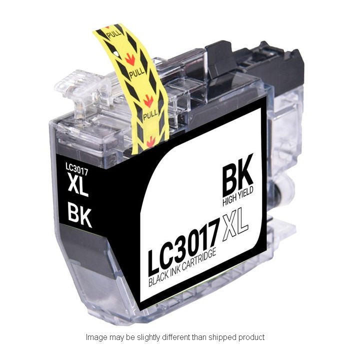 Compatible Brother LC3017 High Yield Black Ink, 550 pages, OEM LC3017BK (ITC RPLBRLC3017BK)