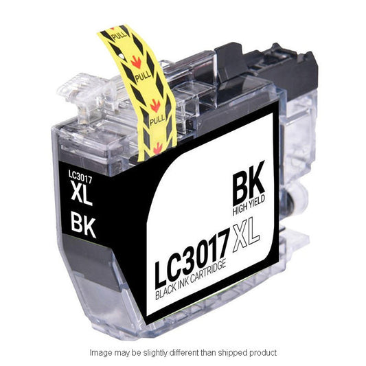 Compatible Brother LC3017 High Yield Black Ink, 550 pages, OEM LC3017BK (ITC RPLBRLC3017BK)