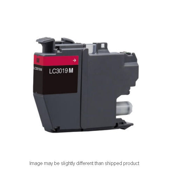 Compatible Brother LC3019 Super High Yield Magenta Ink, 1,500 pages, OEM LC3019M (ITC RPLBRLC3019M)