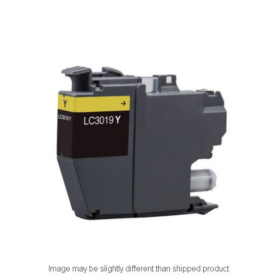 Compatible Brother LC3019 Super High Yield Yellow Ink, 1,500 pages, OEM LC3019Y (ITC RPLBRLC3019Y)