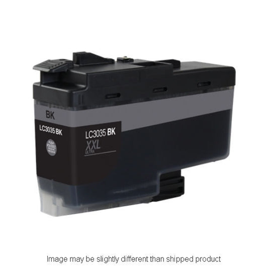 Compatible Brother LC3035 Ultra High Yield Black Ink, 6,000 pages, OEM LC3035BK (ITC RPLBRLC3035BK)