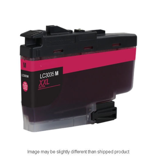 Compatible Brother LC3035 Ultra High Yield Magenta Ink, 5,000 pages, OEM LC3035M (ITC RPLBRLC3035M)