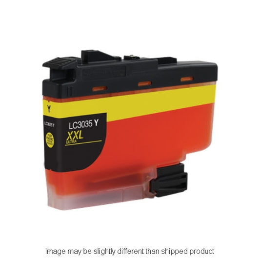 Compatible Brother LC3035 Ultra High Yield Yellow Ink, 5,000 pages, OEM LC3035Y (ITC RPLBRLC3035Y)
