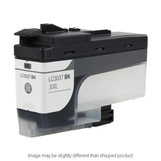Compatible Brother LC3037 Super High Yield Black Ink, 3,000 pages, OEM LC3037BK (ITC RPLBRLC3037BK)