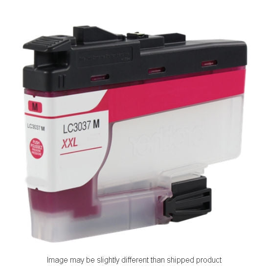 Compatible Brother LC3037 Super High Yield Magenta Ink, 1,500 pages, OEM LC3037M (ITC RPLBRLC3037M)