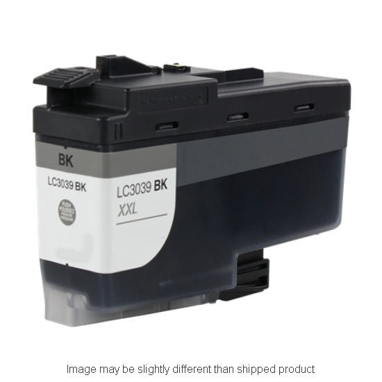 Compatible Brother LC3039 Ultra High Yield Black Ink, 6,000 pages, OEM LC3039BK (ITC RPLBRLC3039BK)