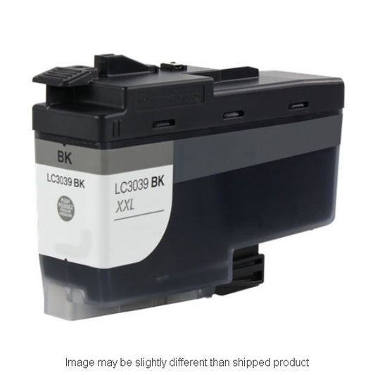 Compatible Brother LC3039 Ultra High Yield Black Ink, 6,000 pages, OEM LC3039BK (ITC RPLBRLC3039BK)