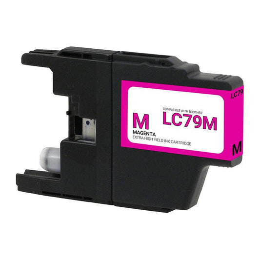 Compatible Brother LC79 Extra High Yield Magenta Ink, 1,200 pages, OEM LC79M (ITC RPLBRLC79M)