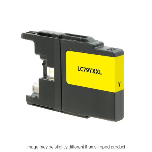 Compatible Brother LC79 Extra High Yield Yellow Ink, 1,200 pages, OEM LC79Y (ITC RPLBRLC79Y)