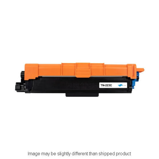 Compatible Brother TN223 Standard Yield Cyan Toner, 1,300 pages, OEM TN223C (ITC RPLBRTN223C)
