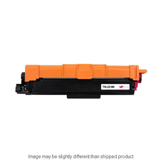 Compatible Brother TN223 Standard Yield Magenta Toner, 1,300 pages, OEM TN223M (ITC RPLBRTN223M)