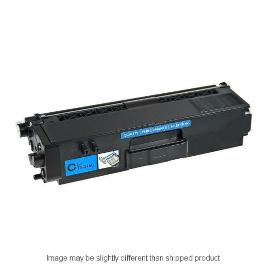 Compatible Brother TN315 High Yield Cyan Toner, 3,500 pages, OEM TN315C (ITC RPLBRTN315C)