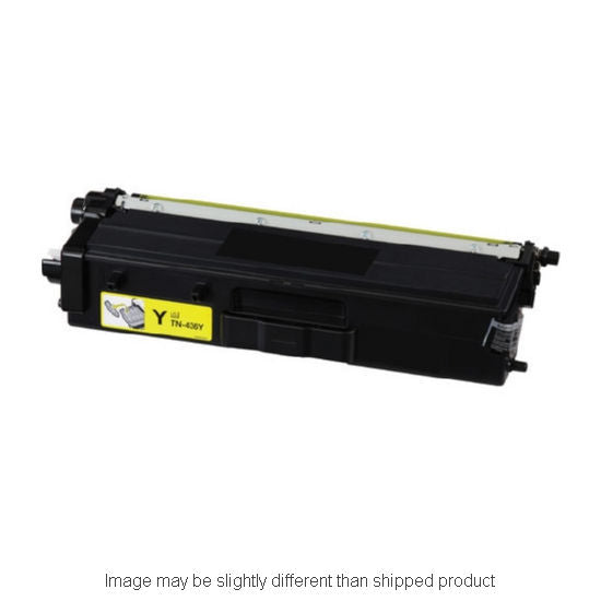 Remanufactured Brother TN436 Extra High Yield Yellow Toner, 6,500 pages, OEM TN436Y (ITC RPLBRTN436YR)