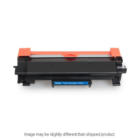 Compatible Brother TN760 High Yield Black Toner, 3,000 pages (ITC RPLBRTN760)