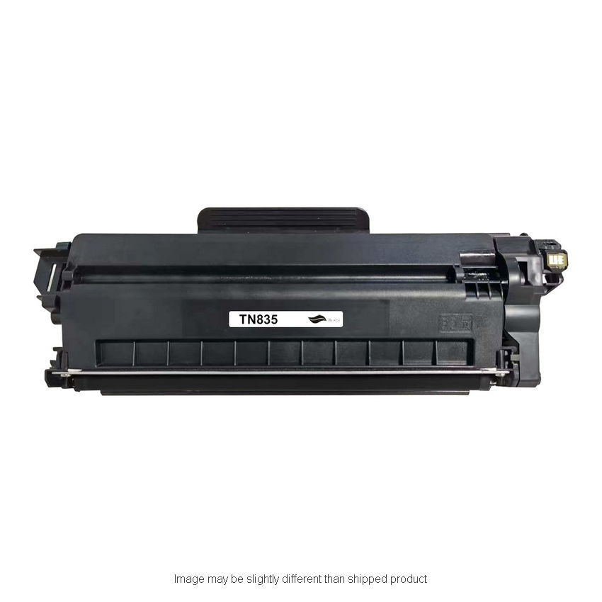Compatible Brother TN835 Super High Yield Black Toner, 5,000 pages (ITC RPLBRTN835)