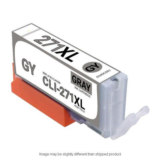 Compatible Canon 0340C001 CLI271XL High Yield Gray Ink, 715 pages (ITC RPLCN0340C001)