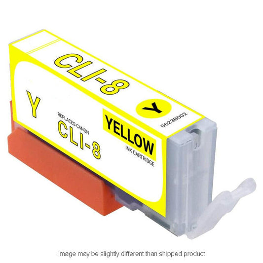 Compatible Canon 0623B002 CLI8 Standard Yield Yellow Ink, 420 pages (ITC RPLCN0623B002)