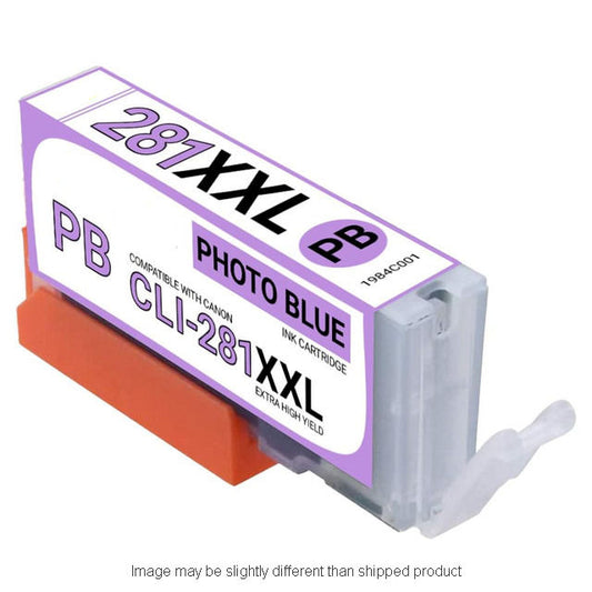 Compatible Canon 1984C001 CLI281XXL Extra High Yield Blue Ink (ITC RPLCN1984C001)
