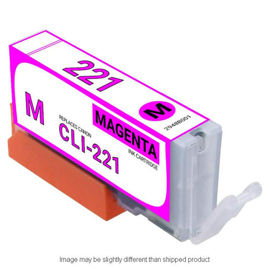 Compatible Canon 2948B001 CLI221 Standard Yield Magenta Ink, 203 pages (ITC RPLCN2948B001)