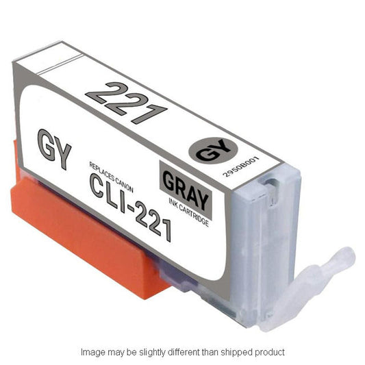 Compatible Canon 2950B001 CLI221 Standard Yield Gray Ink, 220 pages (ITC RPLCN2950B001)