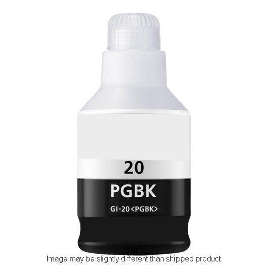 Compatible Canon 3383C001 GI20 High Yield Pigment Black Ink, 6,000 pages (ITC RPLCN3383C001)