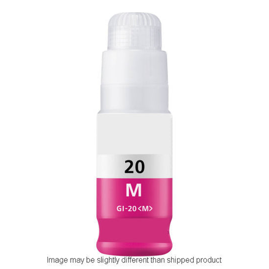 Compatible Canon 3395C001 GI20 High Yield Magenta Ink, 7,700 pages (ITC RPLCN3395C001)