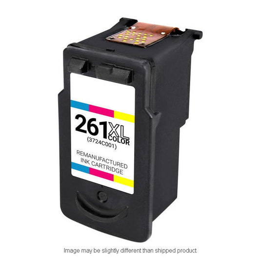 Remanufactured Canon 3724C001 CL261XL High Yield Color Ink, 300 pages (ITC RPLCN3724C001R)