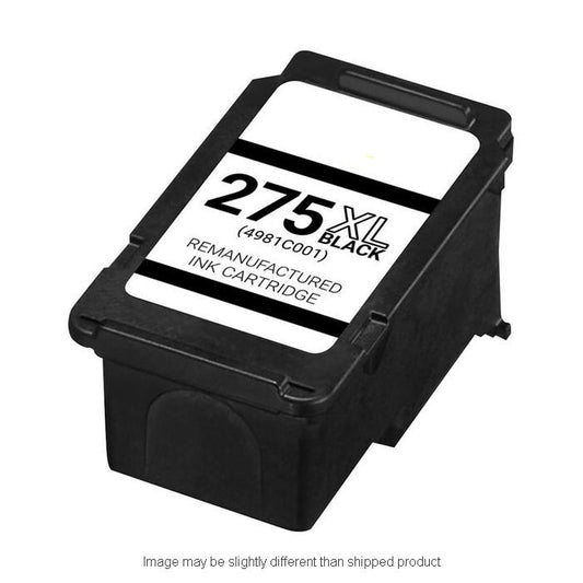 Remanufactured Canon 4981C001 PG275XL High Yield Pigment Black (ITC RPLCN4981C001R)