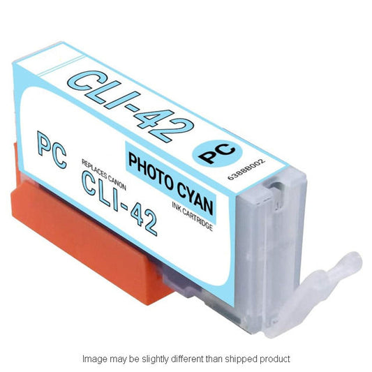 Compatible Canon 6388B002 CLI42 Standard Yield Photo Cyan Ink (ITC RPLCN6388B002)