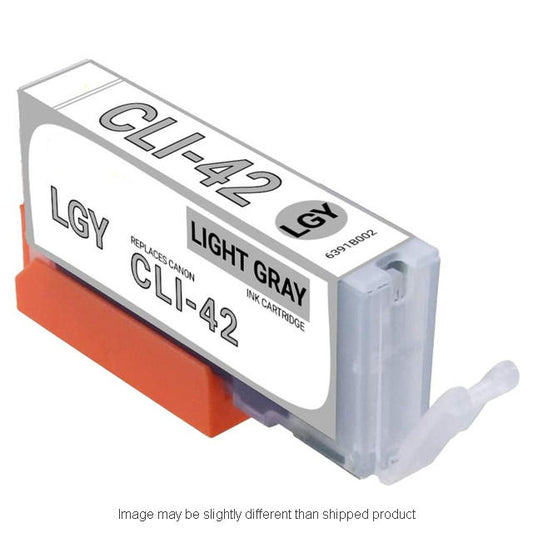 Compatible Canon 6391B002 CLI42 Standard Yield Light Gray Ink (ITC RPLCN6391B002)
