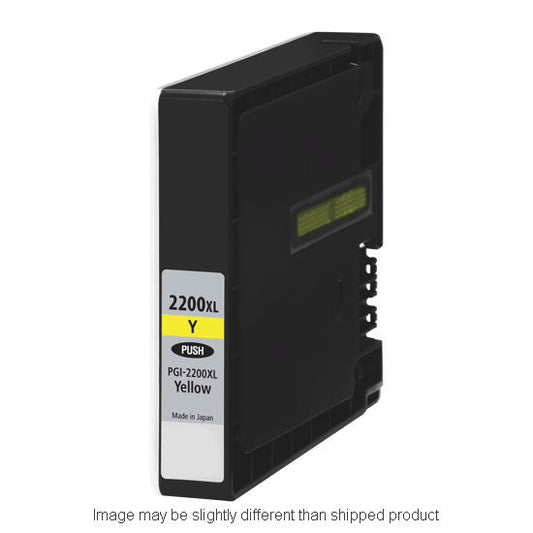 Compatible Canon 9270B001 PGI2200XL High Yield Yellow Ink, 1,500 pages (ITC RPLCN9270B001)