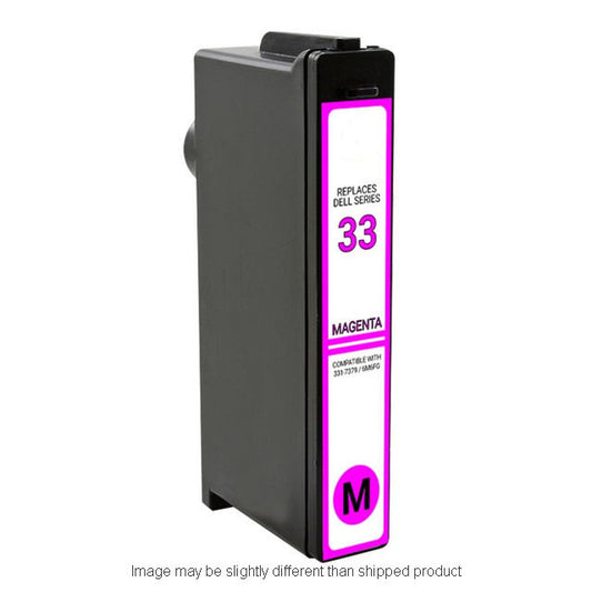 Compatible Dell 331-7379 Series 33 Extra High Yield Magnta Ink, 700 pages (ITC RPLDE6M6FG)