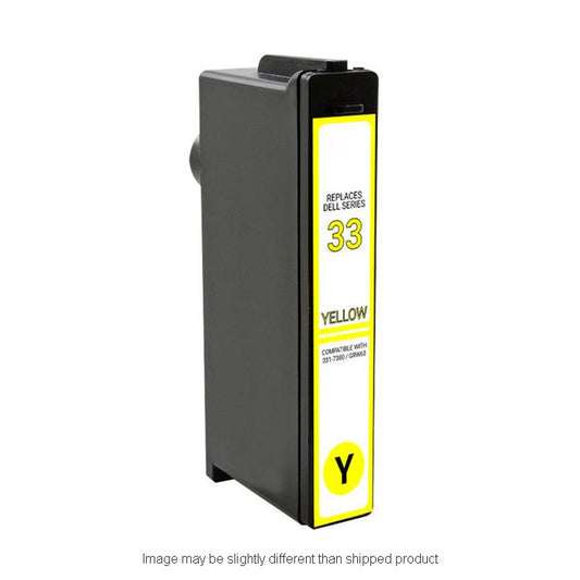 Compatible Dell 331-7380 Series 33 Extra High Yield Yellow Ink, 700 pages (ITC RPLDEGRW63)