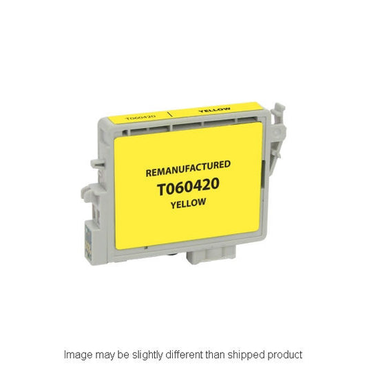 Remanufactured Epson T060420-S Standard Yield Yellow Ink, 600 pages (ITC RPLEPT060420R)